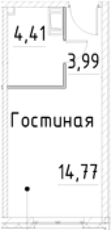 Купить Студию в новостройках на улице проспект Большевиков в Санкт-Петербурге. Вариант № 7597065, 0, площадь -  квм, цена 5009867 рублей