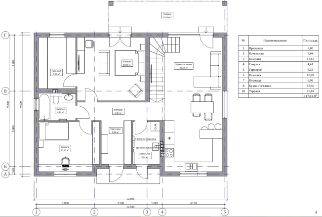 Купить дом на улице Средний переулок в Калининграде. Вариант № 9159229, 8, площадь -  квм, цена 8390000 рублей