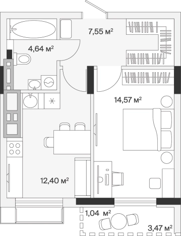 Купить квартиру в новостройках на улице Весенняя в Калининграде. Вариант № 101172, 0, площадь -  квм, цена 11676557 рублей