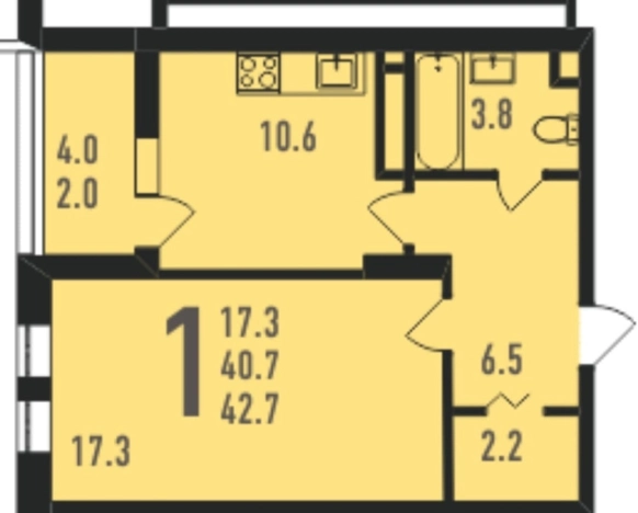 Купить однокомнатную квартиру на улице Рабочая в Щёлкове. Вариант № 5465, 0, площадь -  квм, цена 5300000 рублей