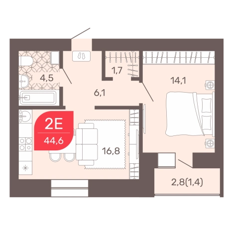Купить квартиру в новостройках в Чите. Вариант № 9313970, 0, площадь -  квм, цена 7046800 рублей