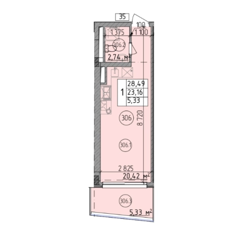 Купить квартиру в Севастополе. Вариант № 9156028, 2, площадь -  квм, цена 16582200 рублей
