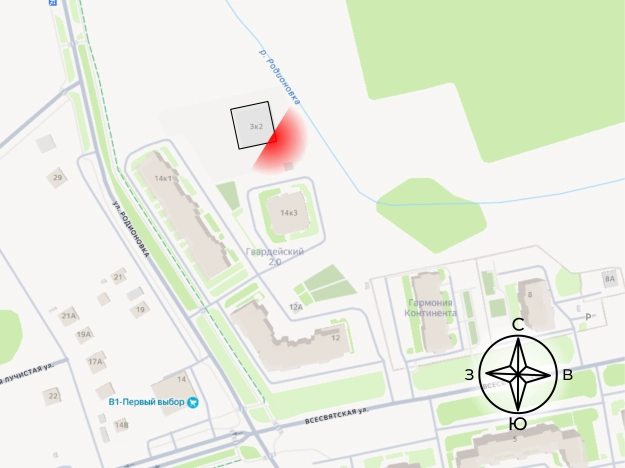 . Вариант № 4003536, 1, площадь - 59.28 квм, цена 5909000 рублей