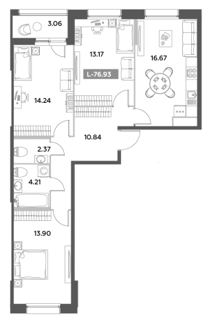 Купить пятикомнатную квартиру в Санкт-Петербурге. Вариант № 6217221, 0, площадь -  квм, цена 28984364 рублей