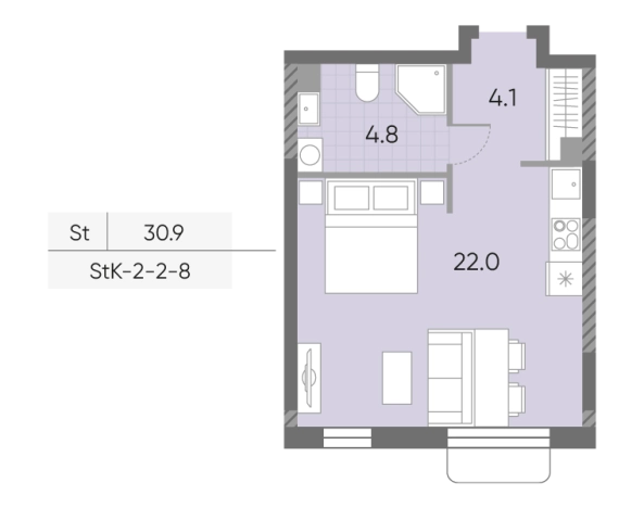 Купить Студию в районе Западное Дегунино в Москве. Вариант № 8070974, 0, площадь -  квм, цена 16093461 рублей
