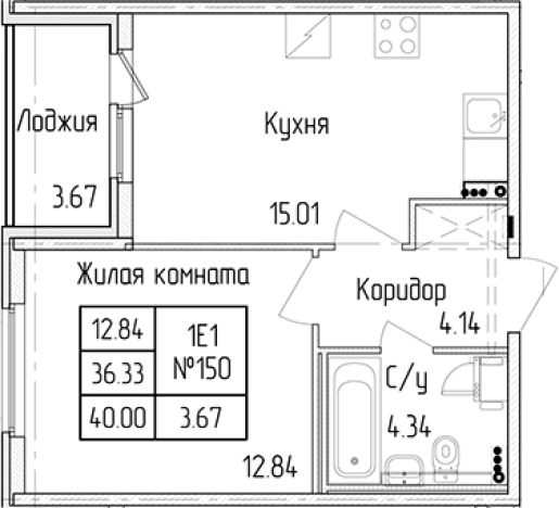 Купить двухкомнатную квартиру в новостройках у метро Проспект Ветеранов в Санкт-Петербурге. Вариант № 6865514, 0, площадь -  квм, цена 8123388 рублей