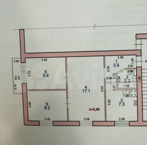 Купить трехкомнатную квартиру в Микрорайоне 8-й, Элиста в Элисте. Вариант № 8869992, 2, площадь -  квм, цена 6400000 рублей