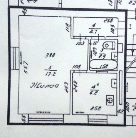 . Вариант № 46514, 12, площадь - 29 квм, цена 4500000 рублей