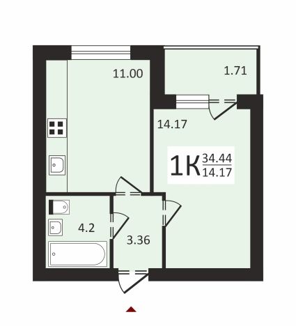 Купить квартиру в новостройках в Муроме. Вариант № 110150, 0, площадь - квм, цена 3990000 рублей