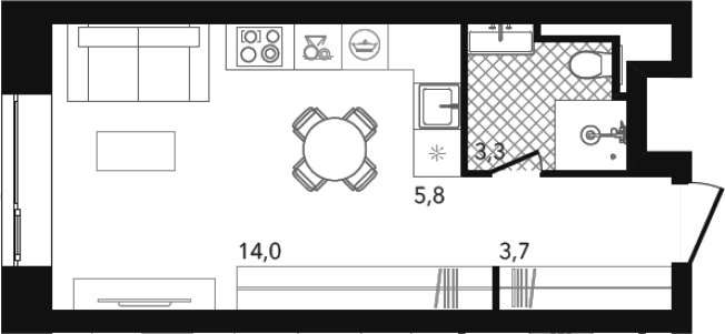 Купить квартиру в ЖК Republic в Москве. Вариант № 122480, 0, площадь -  квм, цена 26731072 рублей