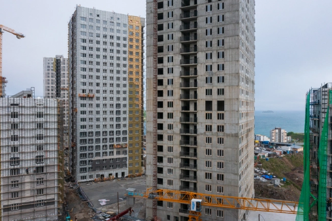 Купить двухкомнатную квартиру в ЖК Посейдония в Владивостоке. Вариант № 4137649, 3, площадь -  квм, цена 13954550 рублей