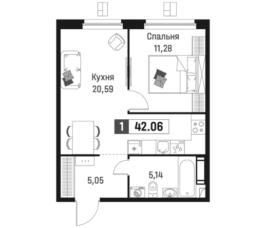 Купить квартиру в новостройках в ЖК Максималист в Мурине. Вариант № 6866955, 0, площадь -  квм, цена 7938221 рублей