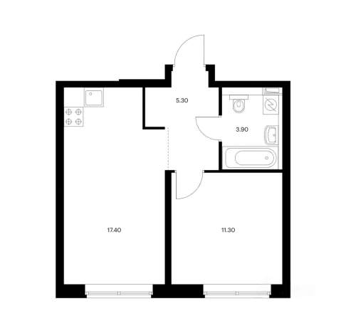 Купить квартиру в Москве. Вариант № 9455801, 22, площадь - квм, цена 20900000 рублей