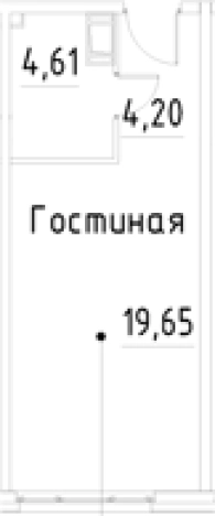 Купить Студию в новостройках на улице проспект Большевиков в Санкт-Петербурге. Вариант № 9327783, 0, площадь -  квм, цена 5844860 рублей