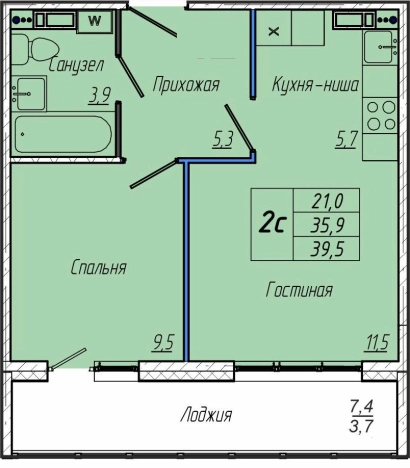 Купить квартиру в новостройках в ЖК Кемерово Сити (Кемерово) в Кемерове. Вариант № 109697, 0, площадь -  квм, цена 6250000 рублей
