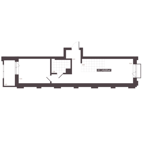 Купить квартиру в новостройках в районе Центральный в Кемерове. Вариант № 170822, 1, площадь -  квм, цена 8535880 рублей