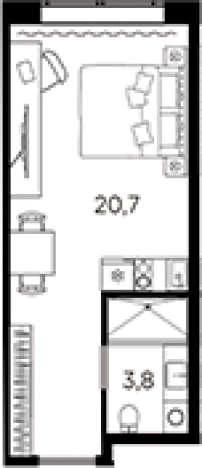 Купить квартиру в новостройках на улице проспект Стачек в Санкт-Петербурге. Вариант № 6228537, 0, площадь -  квм, цена 5151313 рублей