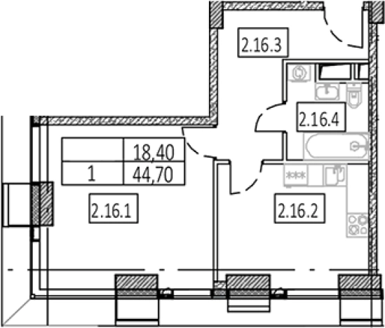 Купить квартиру в ЖК Мираполис в Москве. Вариант № 85178, 0, площадь - квм, цена 13320600 рублей
