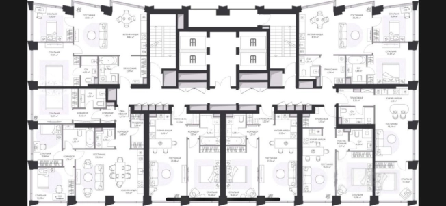 Купить квартиру в Москве. Вариант № 10225446, 28, площадь - квм, цена 38300000 рублей