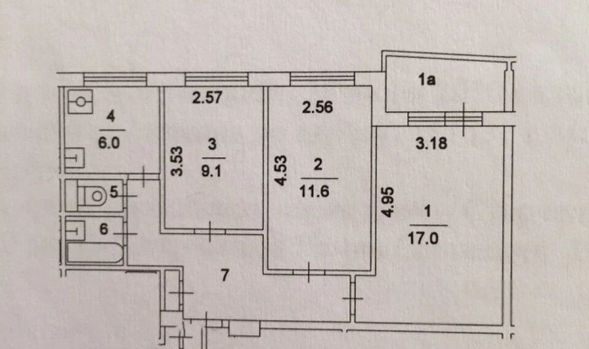 Купить квартиру в Москве. Вариант № 9522555, 40, площадь -  квм, цена 17300000 рублей