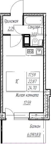 Купить Студию в новостройках у метро Улица Дыбенко в Кудрове. Вариант № 880445, 0, площадь -  квм, цена 5278910 рублей