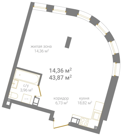 Купить квартиру в новостройках в ЖК КМ Дом на Барминской в Нижнем Новгороде. Вариант № 1054381, 0, площадь -  квм, цена 14477100 рублей