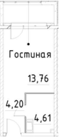 Купить Студию в новостройках на улице проспект Большевиков в Санкт-Петербурге. Вариант № 7596188, 0, площадь -  квм, цена 5220754 рублей