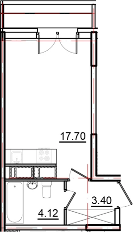 Купить Студию на улице Вадима Шефнера в Санкт-Петербурге. Вариант № 6473183, 0, площадь -  квм, цена 7155000 рублей