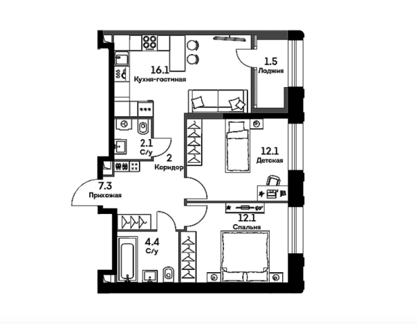 Купить квартиру в Москве. Вариант № 9719525, 0, площадь -  квм, цена 39000000 рублей