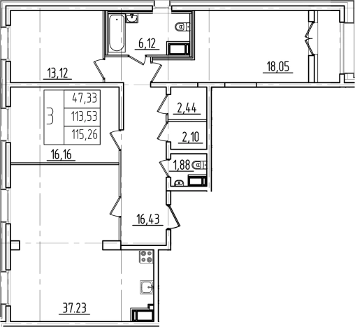 Купить четырехкомнатную квартиру в районе Московский в Санкт-Петербурге. Вариант № 1892683, 0, площадь -  квм, цена 32157540 рублей