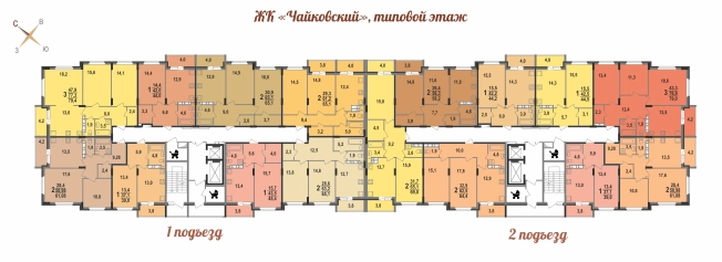 . Вариант № 1307377, 0, площадь - 39 квм, цена 4446000.0000 рублей