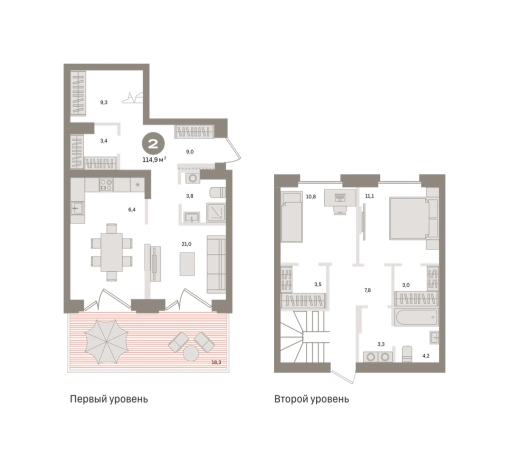 Купить двухкомнатную квартиру в новостройках в ЖК Метроном в Москве. Вариант № 8484418, 0, площадь -  квм, цена 32660000 рублей