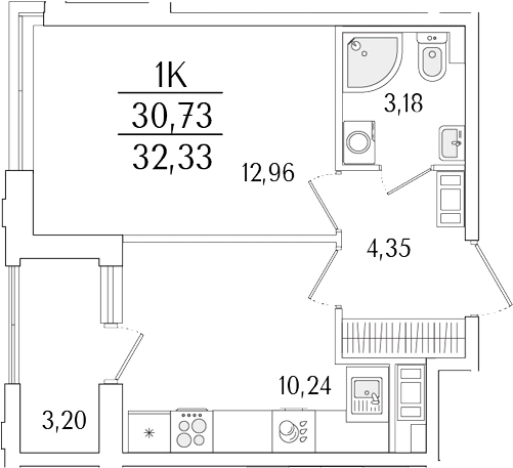 Купить однокомнатную квартиру у метро Бухарестская в Санкт-Петербурге. Вариант № 6257869, 0, площадь -  квм, цена 11899001 рублей