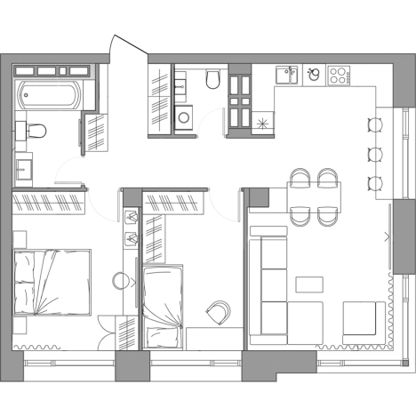 . Вариант № 10812650, 0, площадь - 71 квм, цена 17040000 рублей