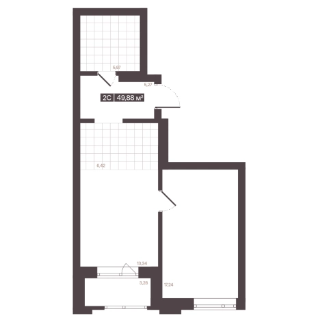 Купить квартиру в новостройках в районе Центральный в Кемерове. Вариант № 171040, 1, площадь -  квм, цена 8327616 рублей