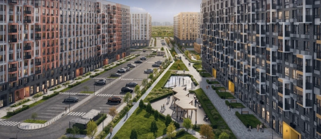 Купить двухкомнатную квартиру в новостройках на улице Проектируемый проезд № 6415 в Москве. Вариант № 1822134, 6, площадь - квм, цена 7150000 рублей