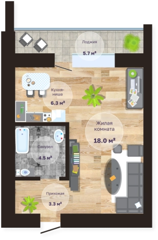 Купить квартиру на улице Кайдаловская в Чите. Вариант № 158481, 0, площадь -  квм, цена 6650000 рублей
