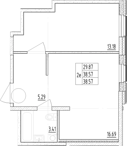 Купить двухкомнатную квартиру у метро Чёрная речка в Санкт-Петербурге. Вариант № 6210252, 0, площадь -  квм, цена 8963668 рублей