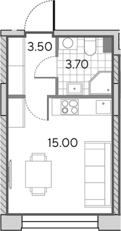 Купить квартиру в ЖК Wave в Москве. Вариант № 143313, 0, площадь - квм, цена 8800834.0000 рублей
