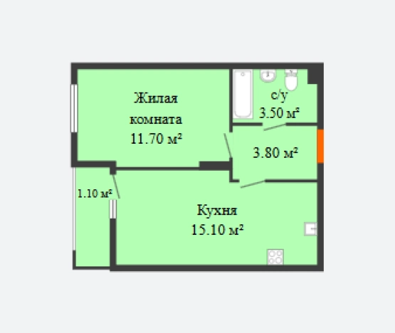 Купить квартиру у метро Парк Культуры в Нижнем Новгороде. Вариант № 143133, 0, площадь -  квм, цена 5737600 рублей