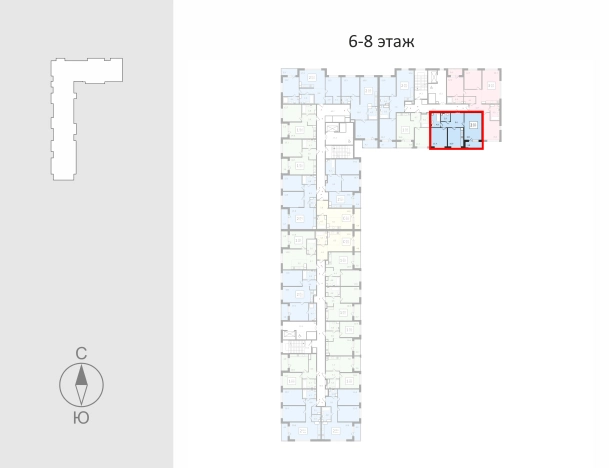 Купить двухкомнатную квартиру в ЖК Квартал Новаторов в Владимире. Вариант № 130663, 2, площадь -  квм, цена 6436800 рублей