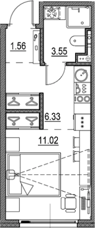 Купить квартиру в новостройках в ЖК Новая земля в Санкт-Петербурге. Вариант № 9149940, 0, площадь -  квм, цена 7878485 рублей