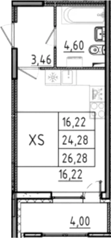 Купить квартиру в ЖК Аквилон RekaPark в Ленинградской области. Вариант № 6217402, 0, площадь -  квм, цена 4515691 рублей