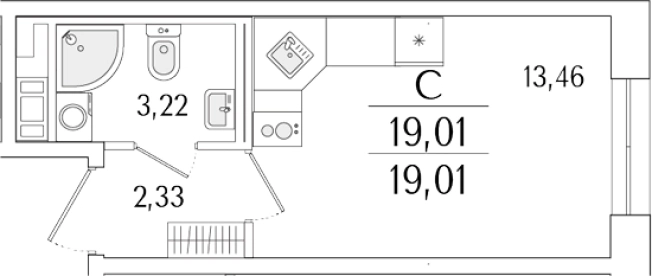 Купить Студию в новостройках в районе Фрунзенский в Санкт-Петербурге. Вариант № 6258127, 0, площадь - квм, цена 8155852 рублей