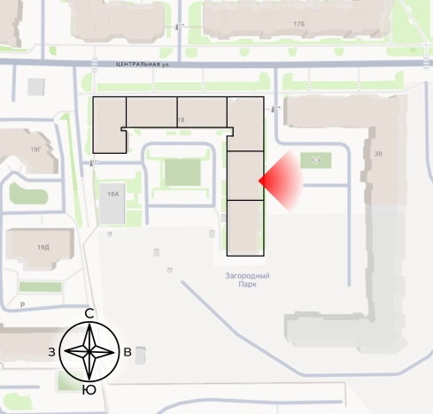 Купить однокомнатную квартиру в ЖК Загородный парк в Владимире. Вариант № 106601, 0, площадь -  квм, цена 6240000 рублей