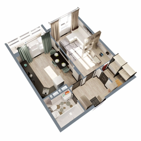 Купить квартиру в новостройках в ЖК "Чайковский" в Коврове. Вариант № 146276, 5, площадь -  квм, цена 4576825 рублей