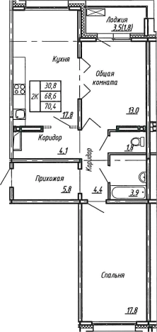 Купить трехкомнатную квартиру у метро Рыбацкое в Ленинградской области. Вариант № 7783996, 0, площадь -  квм, цена 10560000 рублей