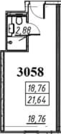 Купить Студию в ЖК Апарт-отель YE’S Primorsky в Санкт-Петербурге. Вариант № 6229899, 0, площадь -  квм, цена 6102480 рублей