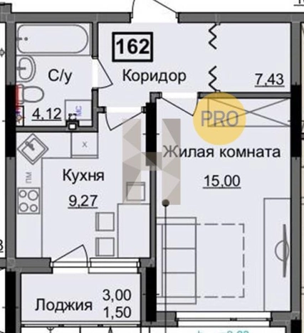 Купить однокомнатную квартиру в новостройках на улице Парковая в Ижевске. Вариант № 71539, 0, площадь -  квм, цена 3150000 рублей