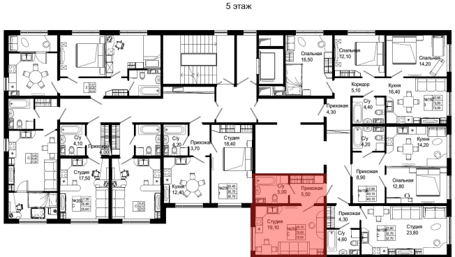 Купить квартиру в новостройках в Ленинградской области. Вариант № 2366008, 0, площадь -  квм, цена 4170640 рублей